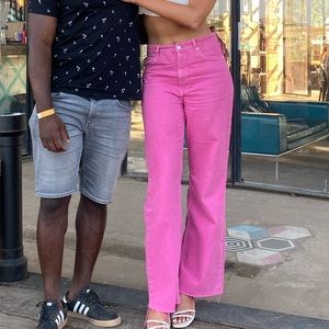 Zara Hot Pink Jeans